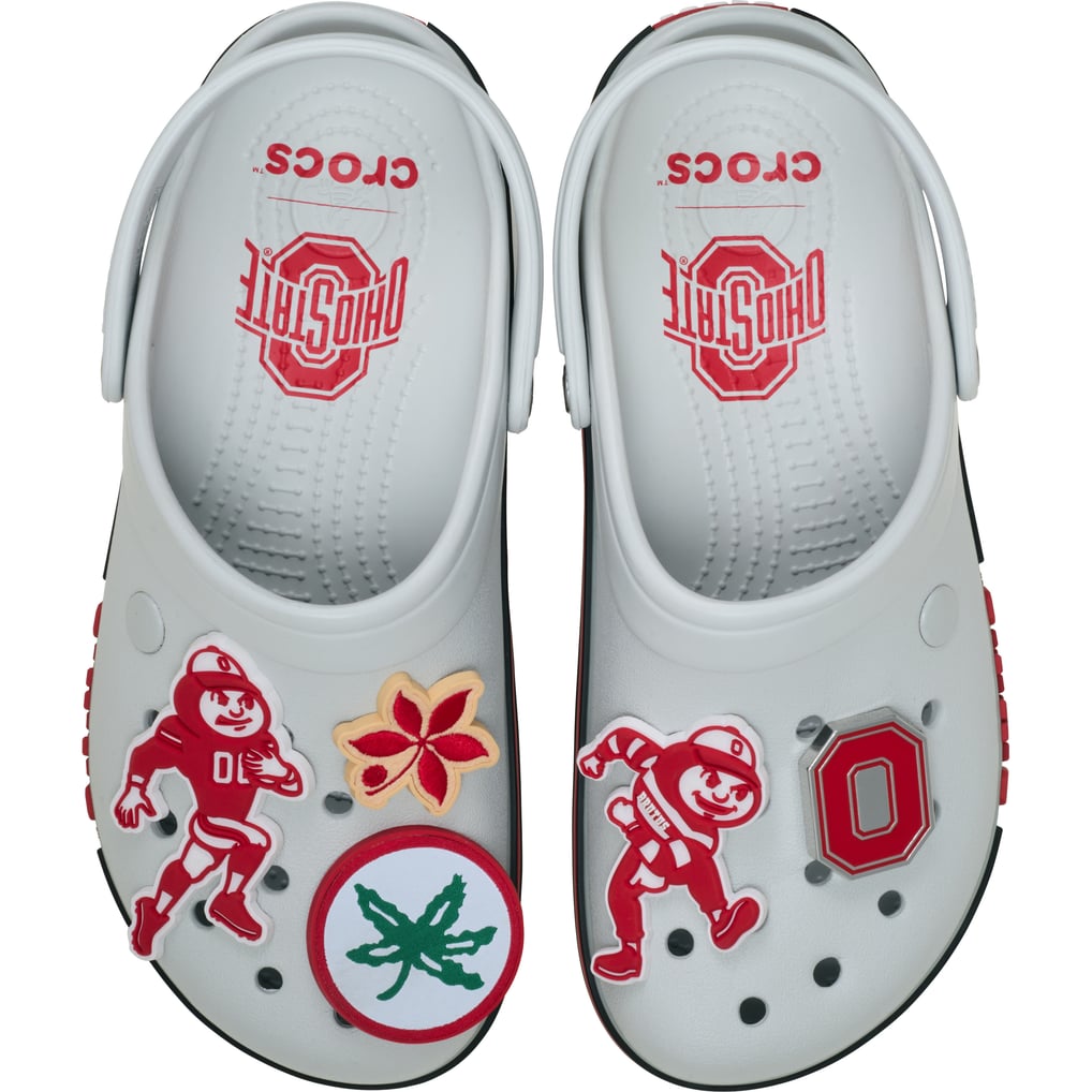  Ohio State Buckeyes Crocs Unisex Classic Clog - Gray