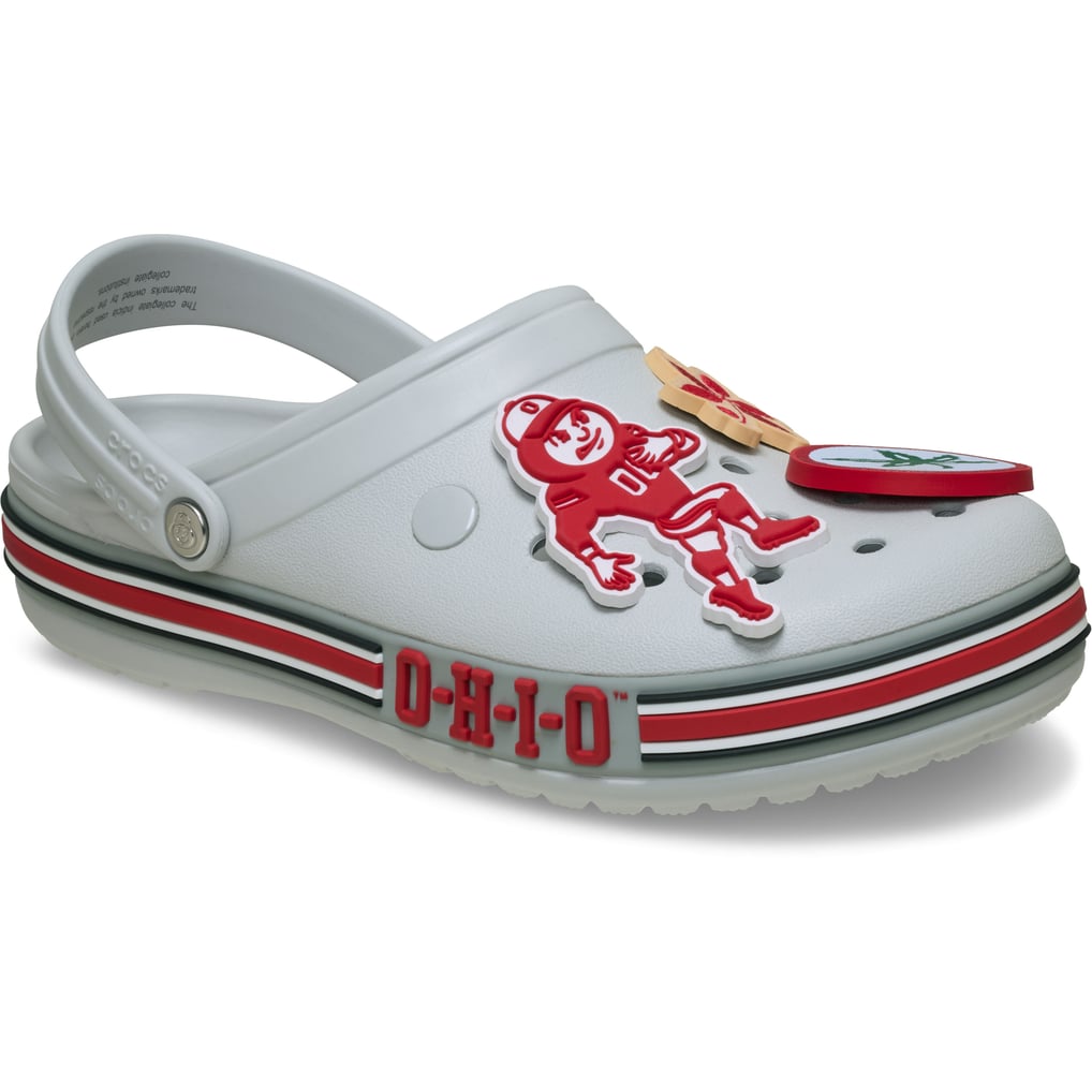 Ohio State Buckeyes Crocs Unisex Classic Clog - Gray