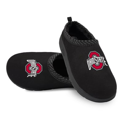 Ohio State Buckeyes ISlide Unisex Primary Logo Mission Slippers - Black
