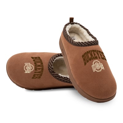 Ohio State Buckeyes ISlide Unisex Tonal Pop Mission Slippers - Tan
