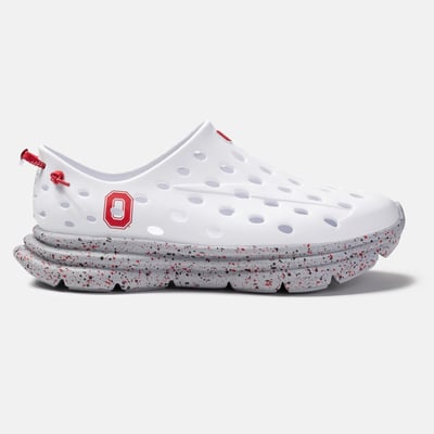  Ohio State Buckeyes Kane Footwear Unisex Speckle Shoe - White
