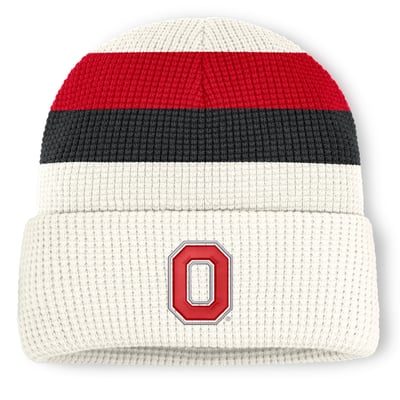  Ohio State Buckeyes Nike Unisex Legacy Letter Cuffed Knit Hat - White