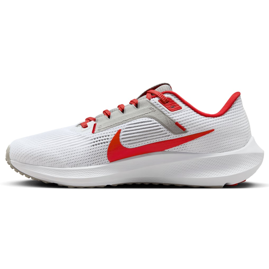  Ohio State Buckeyes Nike Unisex Zoom Pegasus 40 Running Shoe - White