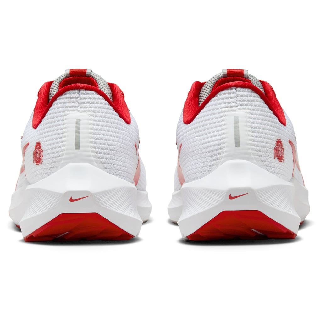  Ohio State Buckeyes Nike Unisex Zoom Pegasus 40 Running Shoe - White