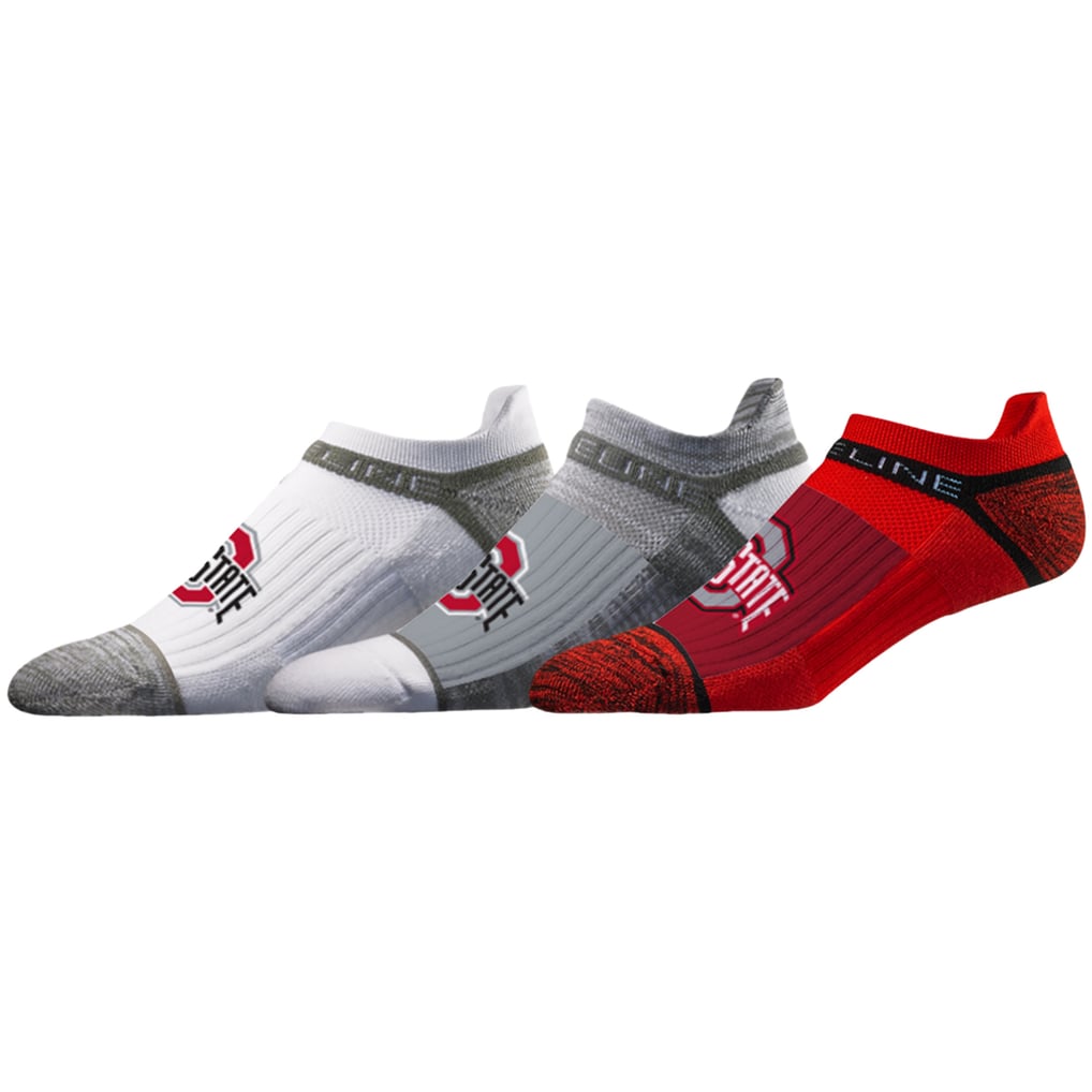  Ohio State Buckeyes Strideline Unisex Premium Low 3-Pack Ankle Socks Set