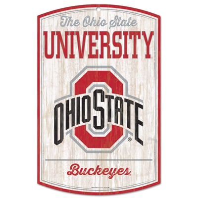Ohio State Buckeyes WinCraft 11'' x 17'' Wood Sign