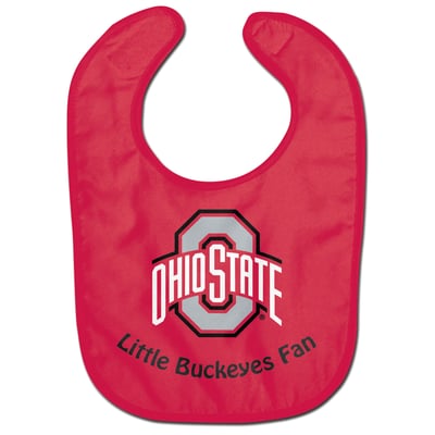 Ohio State Buckeyes WinCraft Little Fan All-Pro Baby Bib