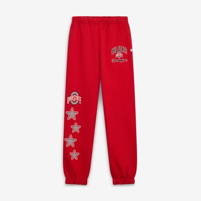  Ohio State Buckeyes '47 Women's Seeing Stars Venice Jogger Pants - Scarlet