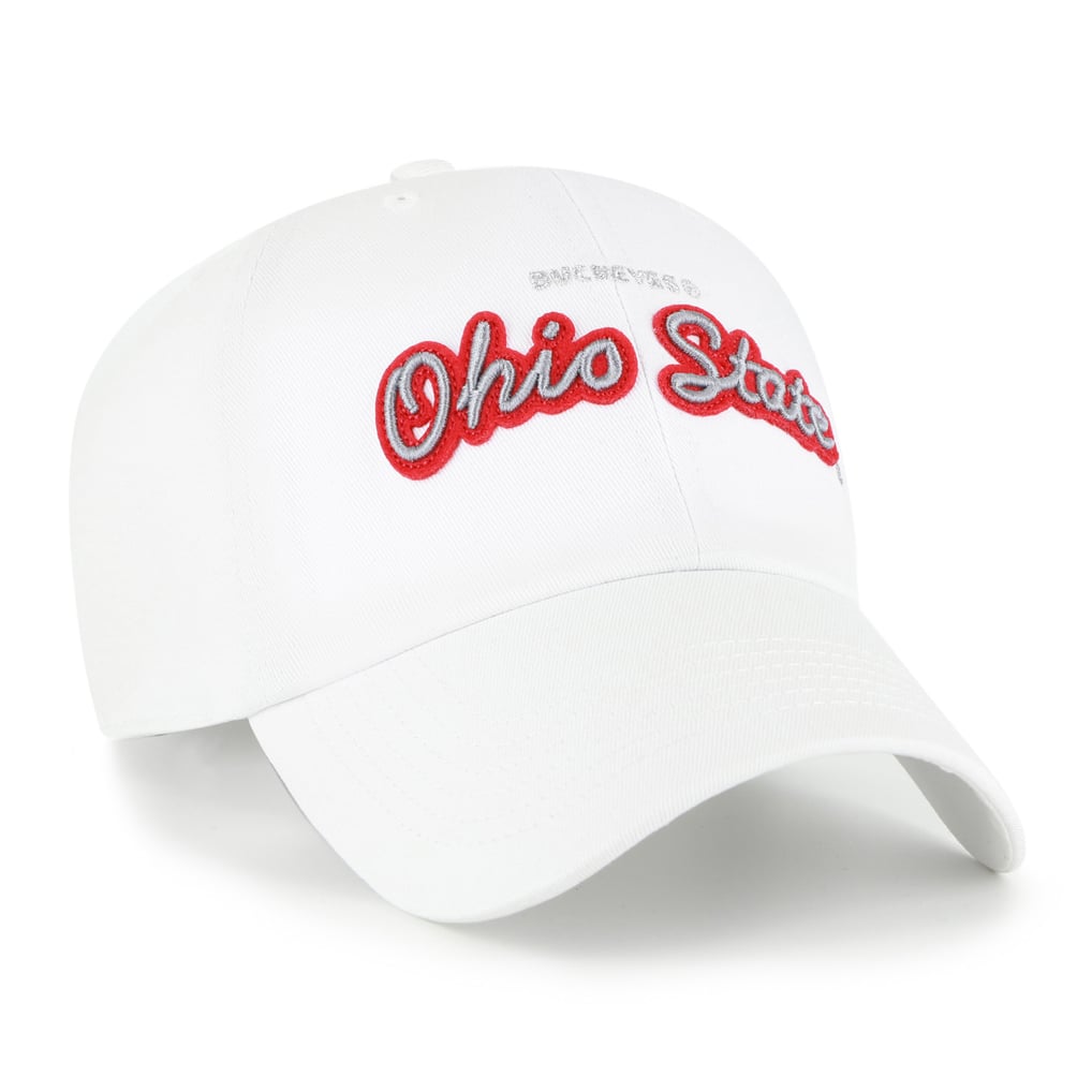 Ohio State Buckeyes '47 Women's Trendy Script Clean Up Adjustable Hat - White