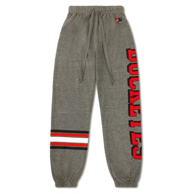 Ohio State Buckeyes Aviator Nation Women's Tri-Blend Sweatpants - Heather Gray