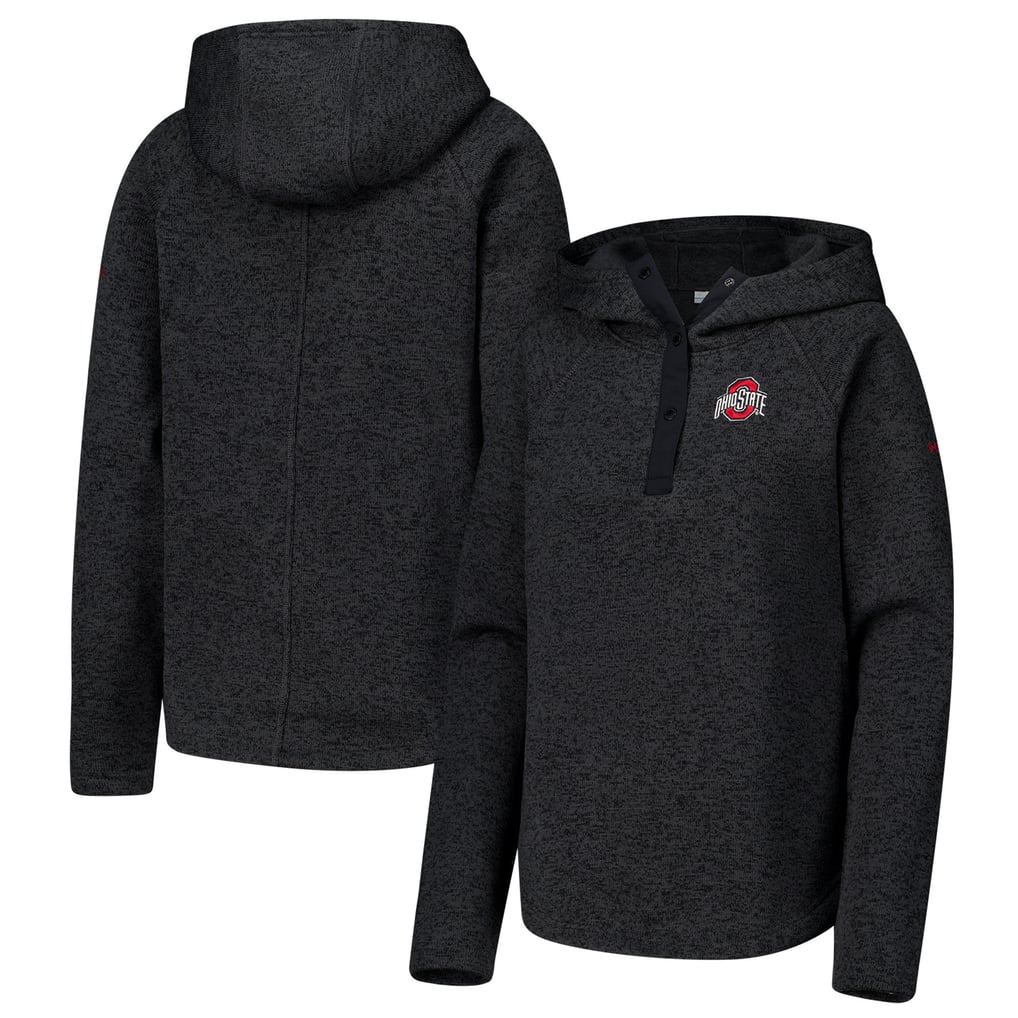 Ohio State Buckeyes Columbia Sweater Weather Raglan Pullover Hoodie - Black