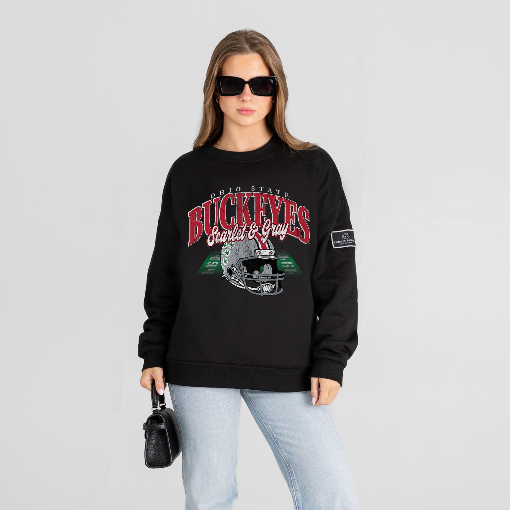 Gameday Couture Women's Field Focus Black Label Sweatshirt Black