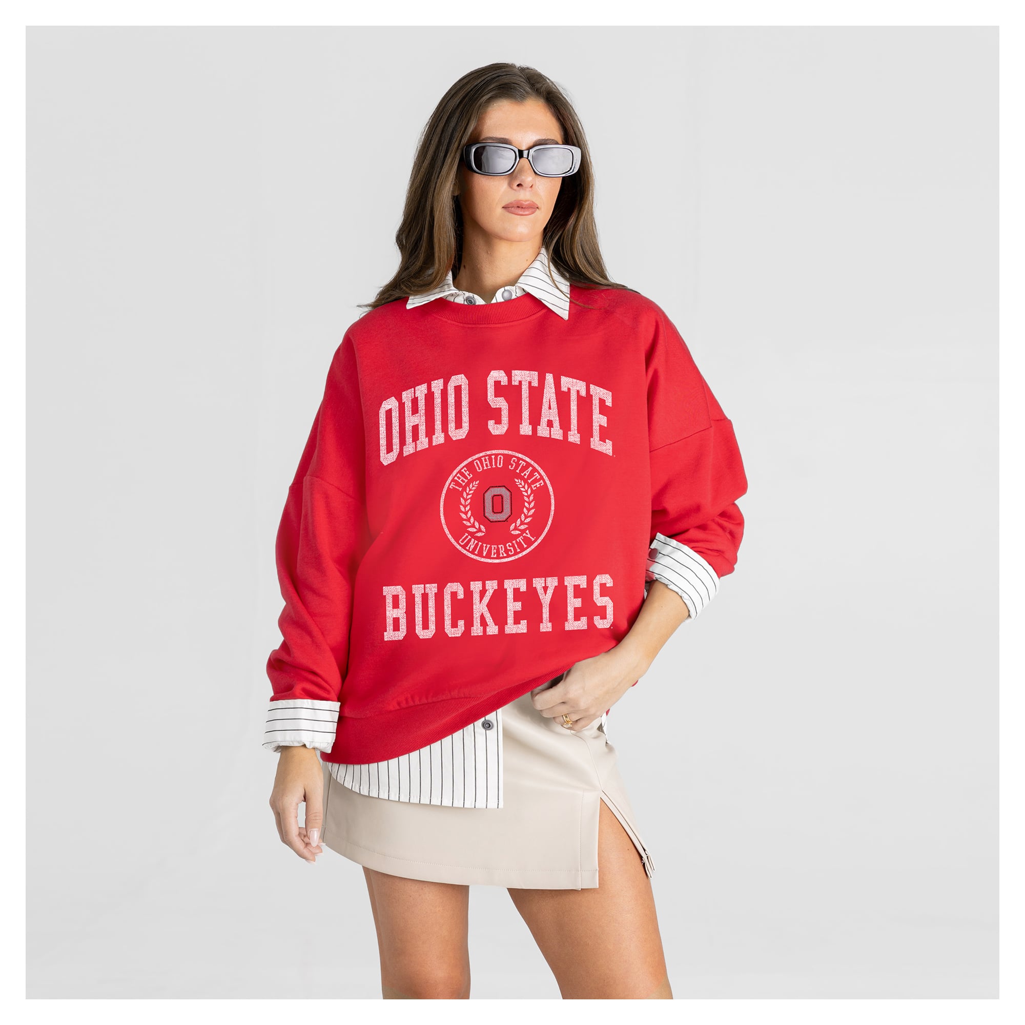Gameday Couture Women's Prime Play Sweatshirt Scarlet