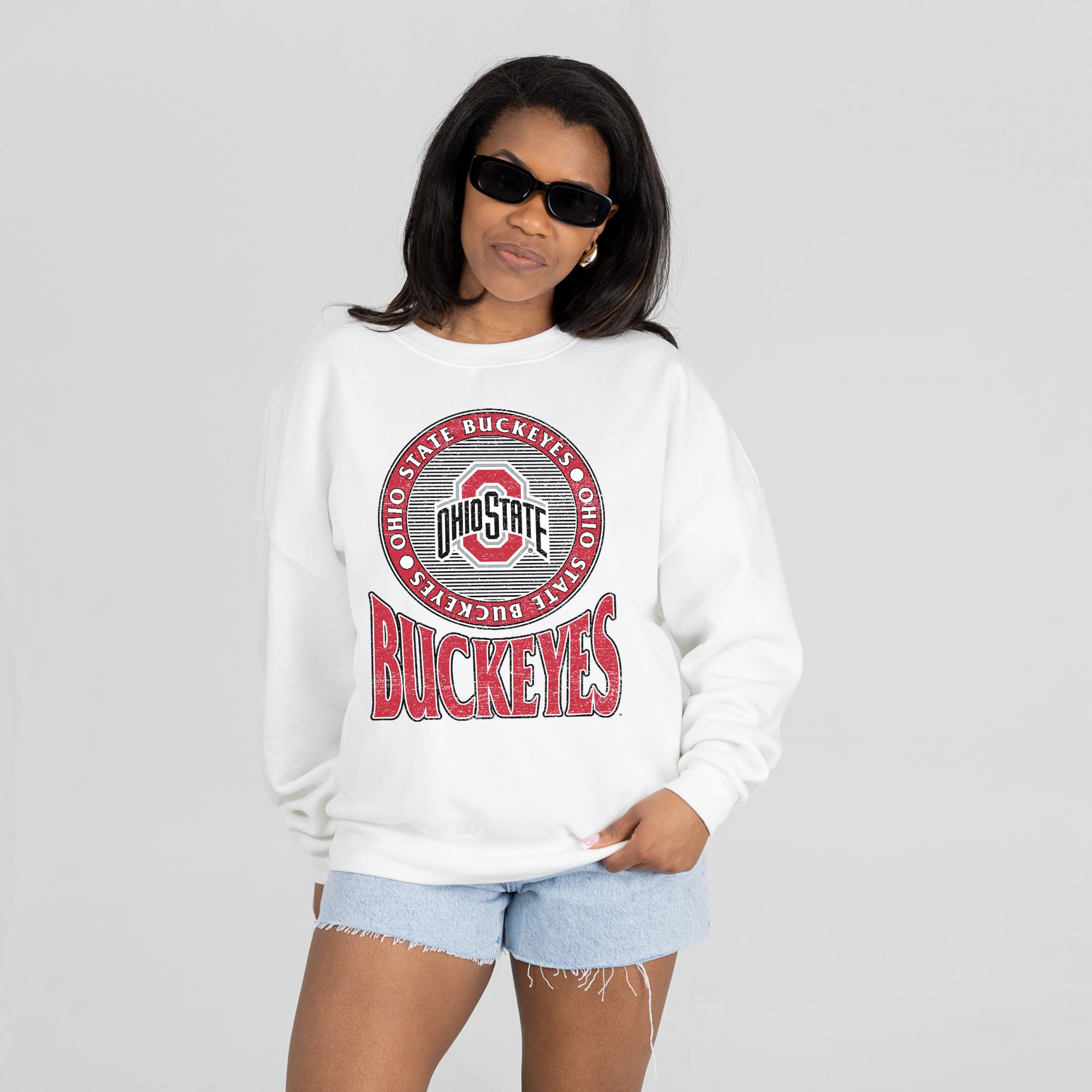 Gameday Couture Women's Endzone Sweatshirt White