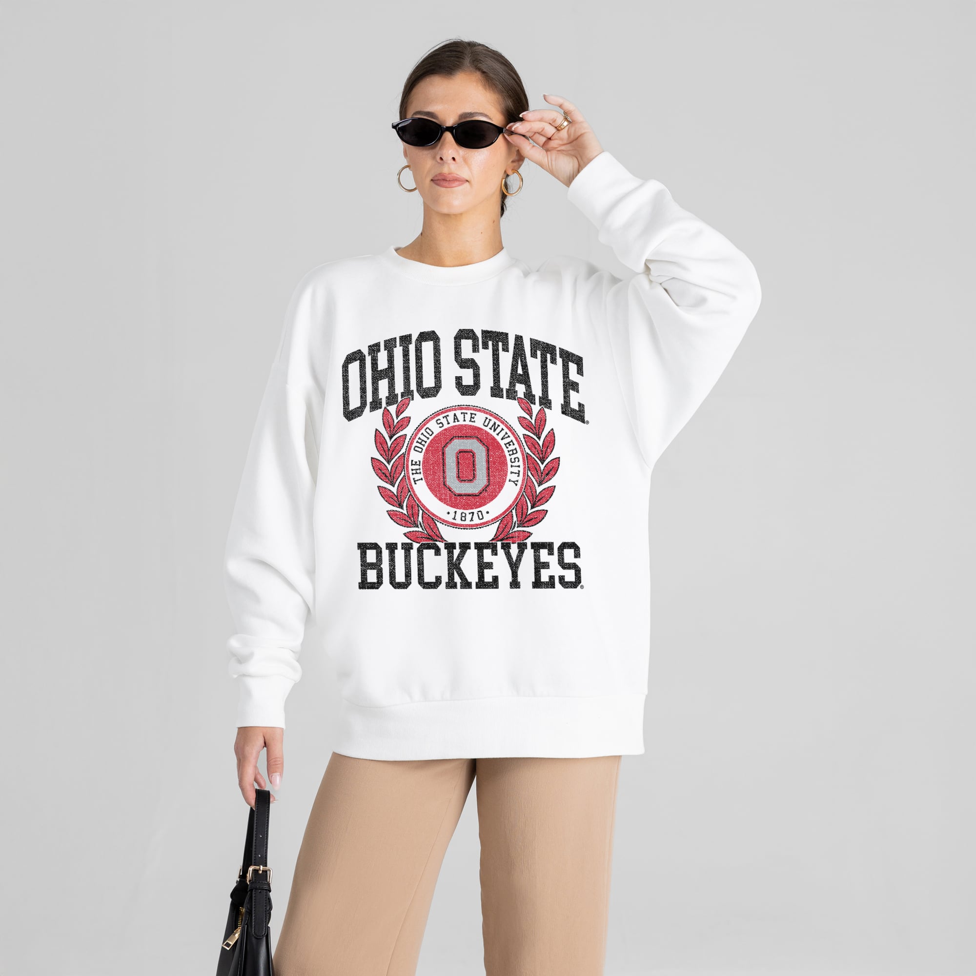 Gameday Couture Women's Gold Standard Sweatshirt White
