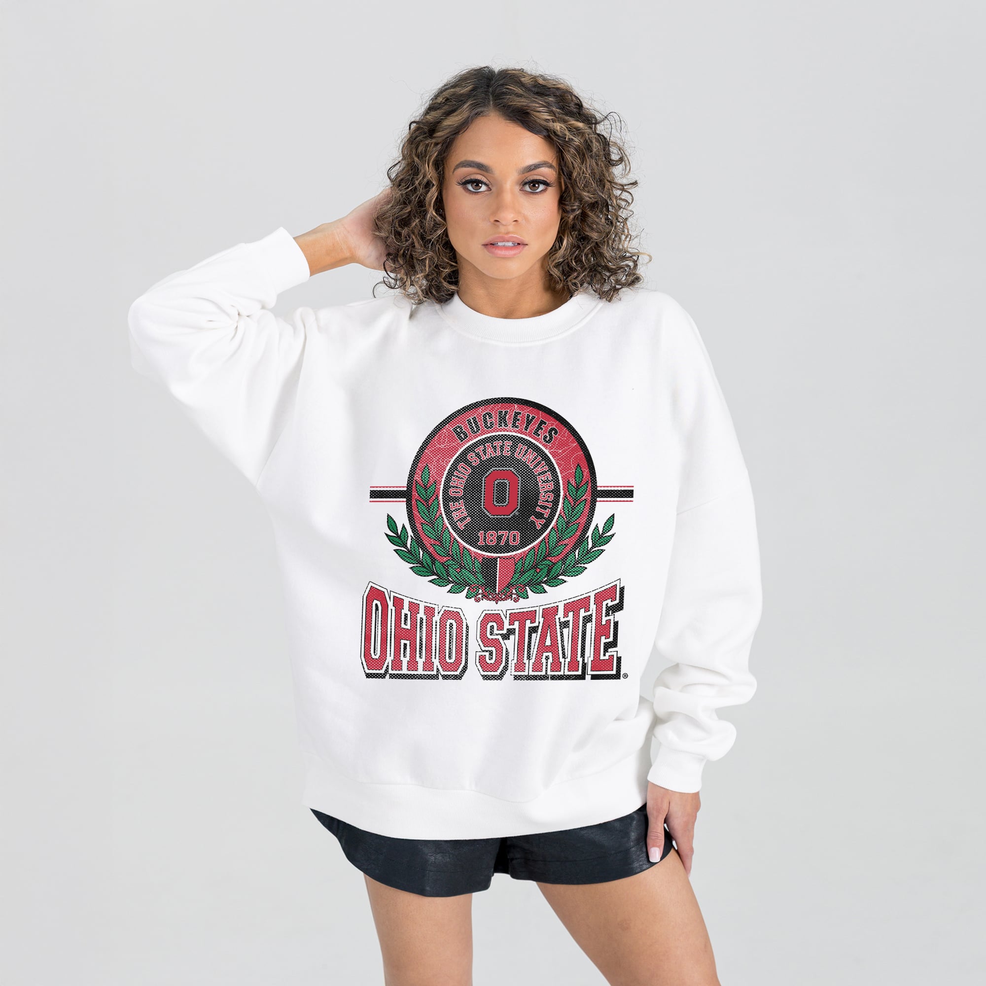 Gameday Couture Women's Hot Shot Fleece Pullover White