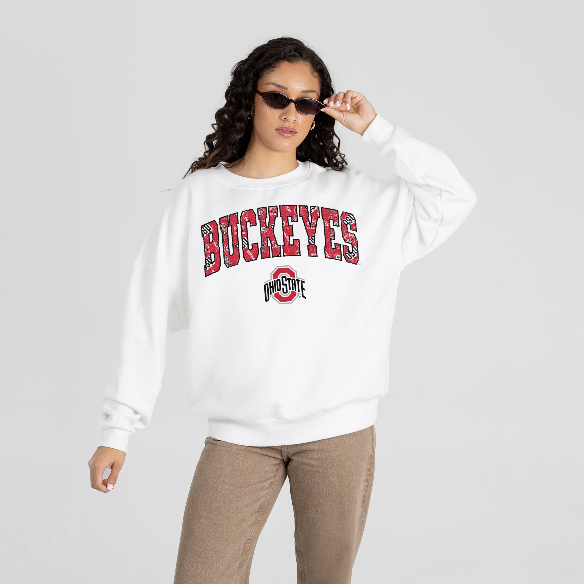 Gameday Couture Women's Sweet Play Sweatshirt White