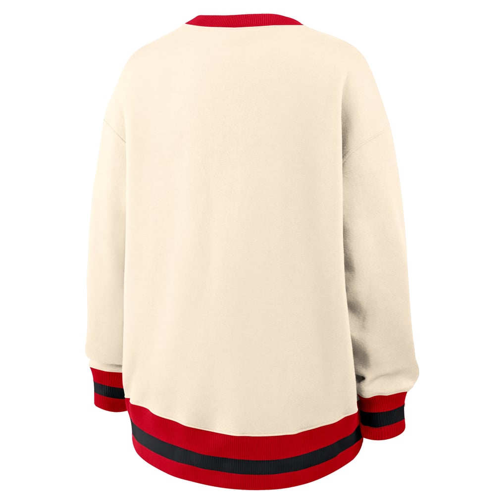  Ohio State Buckeyes Nike Women's Legacy Pullover Sweatshirt - Natural