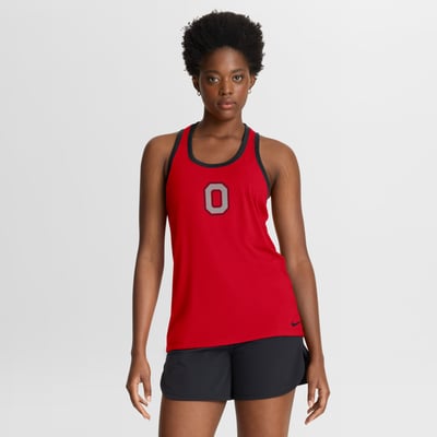  Ohio State Buckeyes Nike Women's Reversible Racerback Tank Top - Scarlet