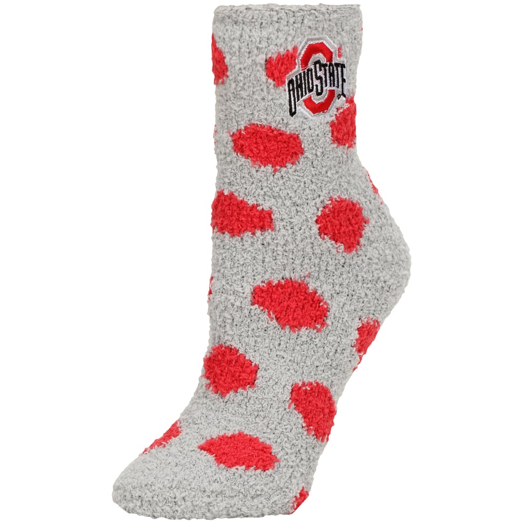 Ohio State Buckeyes ZooZatz Women's Plush Dot Socks