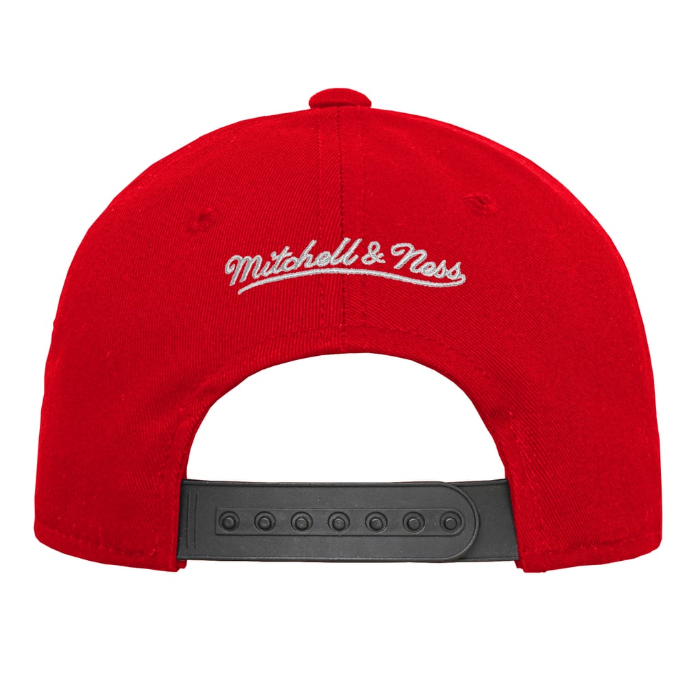 Ohio State Buckeyes Mitchell & Ness Youth Mascot Streaks Pro Crown Adjustable Hat - Scarlet
