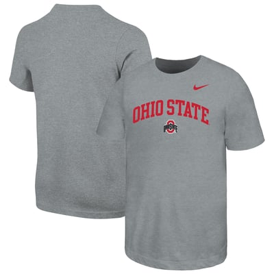  Ohio State Buckeyes Nike Youth Arched Name Drop T-Shirt - Gray