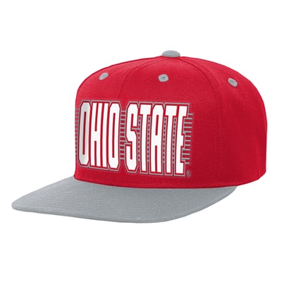  Ohio State Buckeyes Outerstuff Youth Deadstock Snapback Hat - Scarlet
