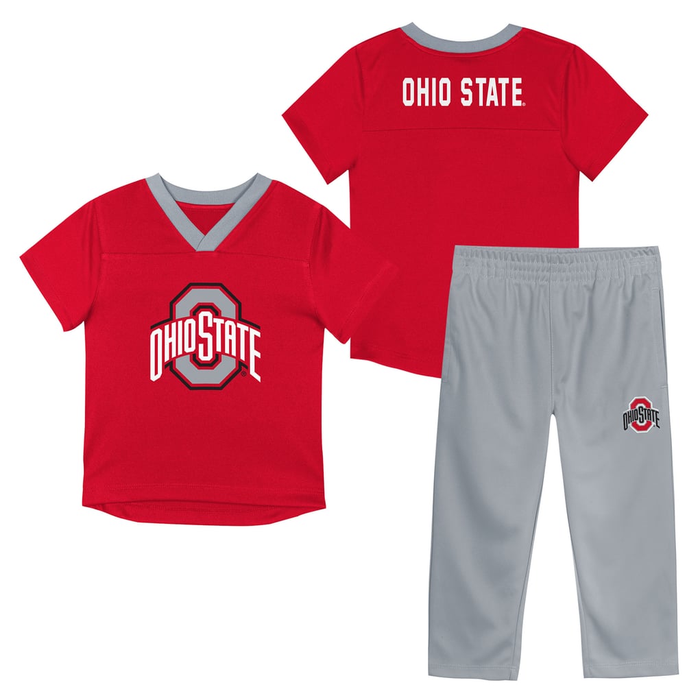 Ohio State Buckeyes Outerstuff Youth Red Zone Two-Piece V-Neck Top and Pants Set - Scarlet
