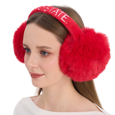 Ohio State Buckeyes ZooZatz Fluffy Earmuffs
