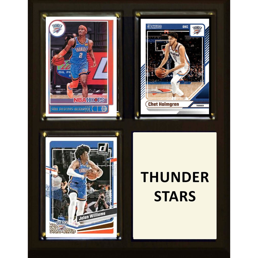  Oklahoma City Thunder 8" x 10" Plaque