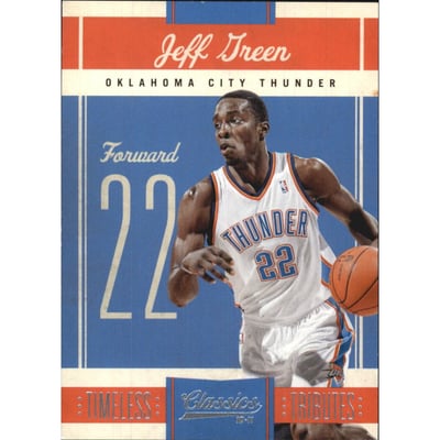 2010-11 Classics Timeless Tributes Platinum #34 Jeff Green