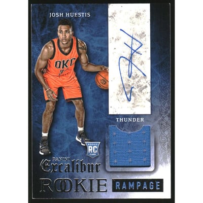 2015-16 Panini Excalibur Rookie Rampage Jersey Autographs #26 Josh Huestis