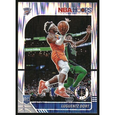 2019-20 Hoops Premium Stock Prizms Flash #213 Luguentz Dort