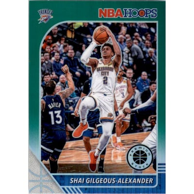2019-20 Hoops Premium Stock Prizms Green #80 Shai Gilgeous-Alexander