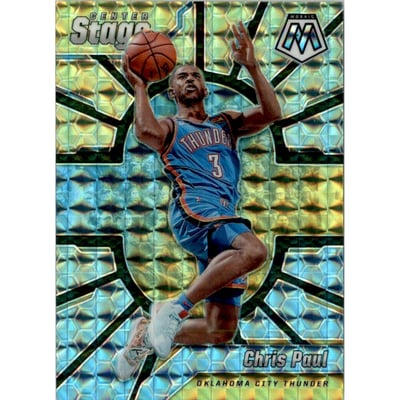 2019-20 Panini Mosaic Center Stage Prizms #7 Chris Paul