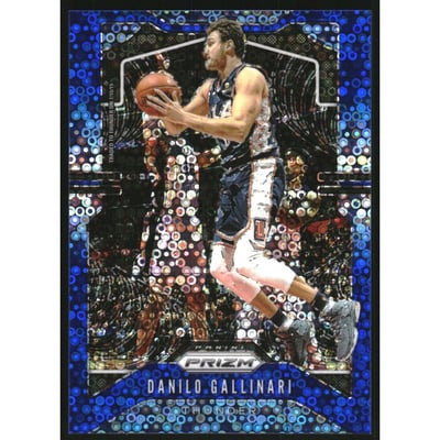 2019-20 Panini Prizm Prizms Fast Break Blue #123 Danilo Gallinari