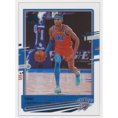 2020-21 Clearly Donruss #43 Shai Gilgeous-Alexander