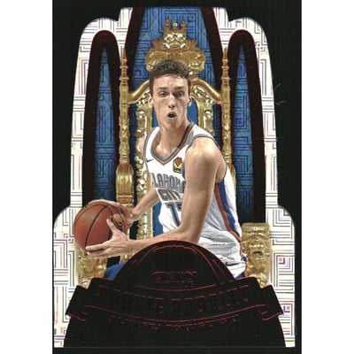 2020-21 Crown Royale Rookie Royalty Asia Red #38 Aleksej Pokusevski