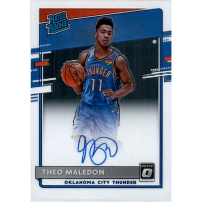 2020-21 Donruss Optic Rated Rookies Signatures #184 Theo Maledon