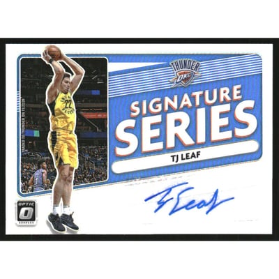 2020-21 Donruss Optic Signature Series Holo #26 TJ Leaf