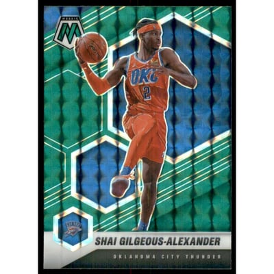 2020-21 Panini Mosaic Mosaic Green #103 Shai Gilgeous-Alexander