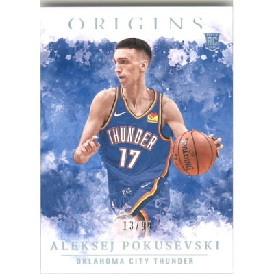 2020-21 Panini Origins Blue #87 Aleksej Pokusevski