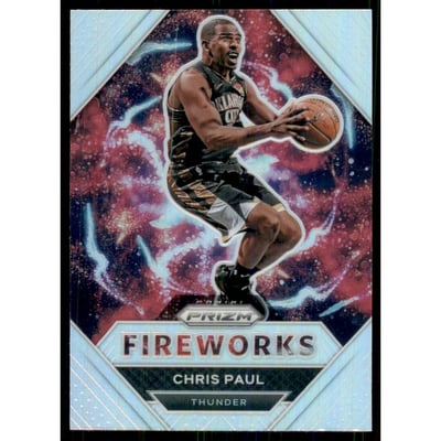 2020-21 Panini Prizm Fireworks Prizms Silver #24 Chris Paul