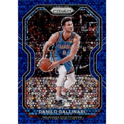 2020-21 Panini Prizm Prizms Fast Break Blue #61 Danilo Gallinari