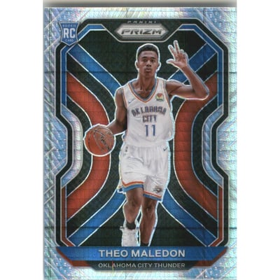2020-21 Panini Prizm Prizms Hyper #289 Theo Maledon