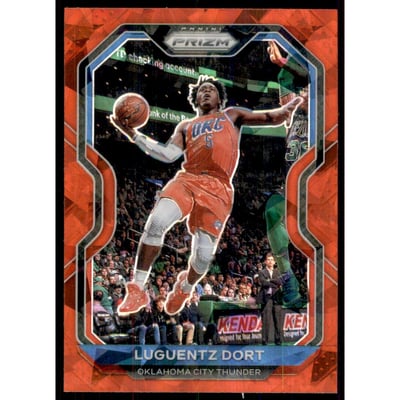 2020-21 Panini Prizm Prizms Red Ice #31 Luguentz Dort