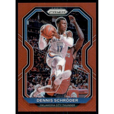 2020-21 Panini Prizm Prizms Red #128 Dennis Schroder
