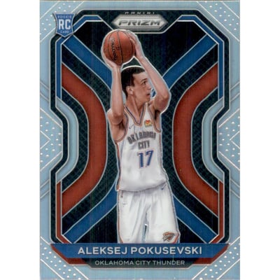 2020-21 Panini Prizm Prizms Silver #264 Aleksej Pokusevski
