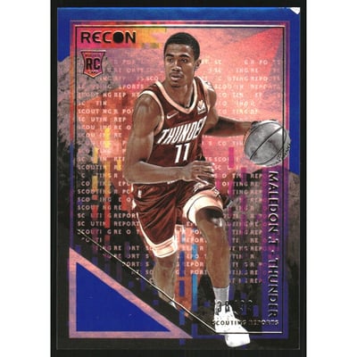 2020-21 Panini Recon Scouting Reports Blue #29 Theo Maledon