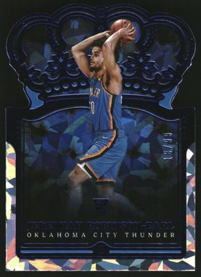 2021-22 Crown Royale Crystal Blue #65 Jeremiah Robinson-Earl
